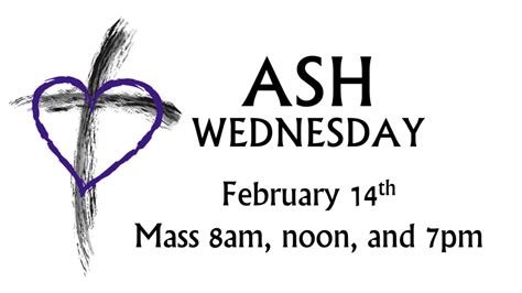 ash wednesday catholic church reading 20243
